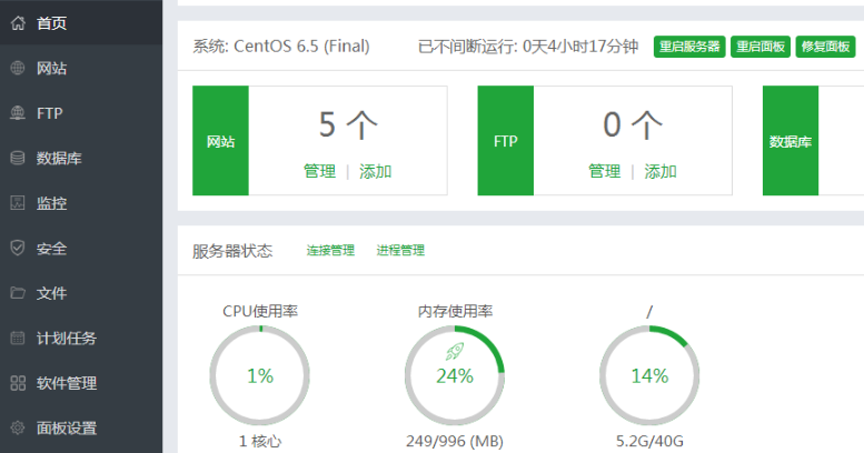 Liunx面板如何設(shè)置能充分利用服務器性能